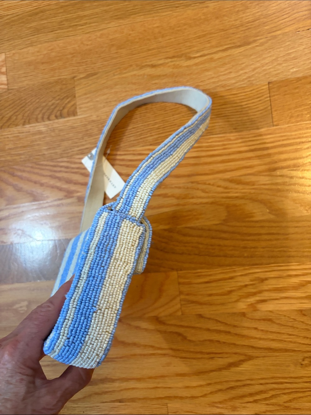 Anthropologie Beaded Fiona Radish Pattern Shoulder Bag NWT - Picture 7 of 13